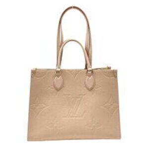 Louis Vuitton On the Go Sand Monogram Empreinte Tote Bag Shoulder